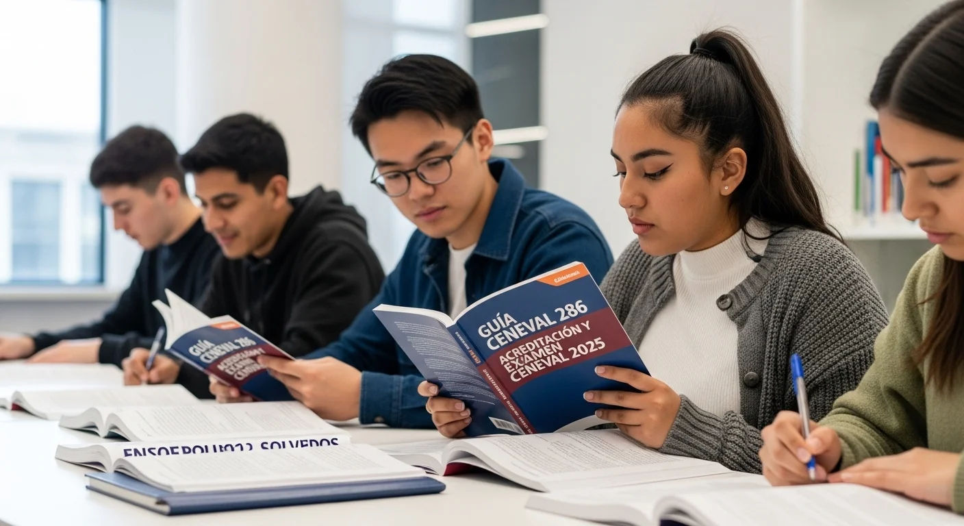 Guías resueltas y materiales de estudio para Ceneval 286 CENEVAL