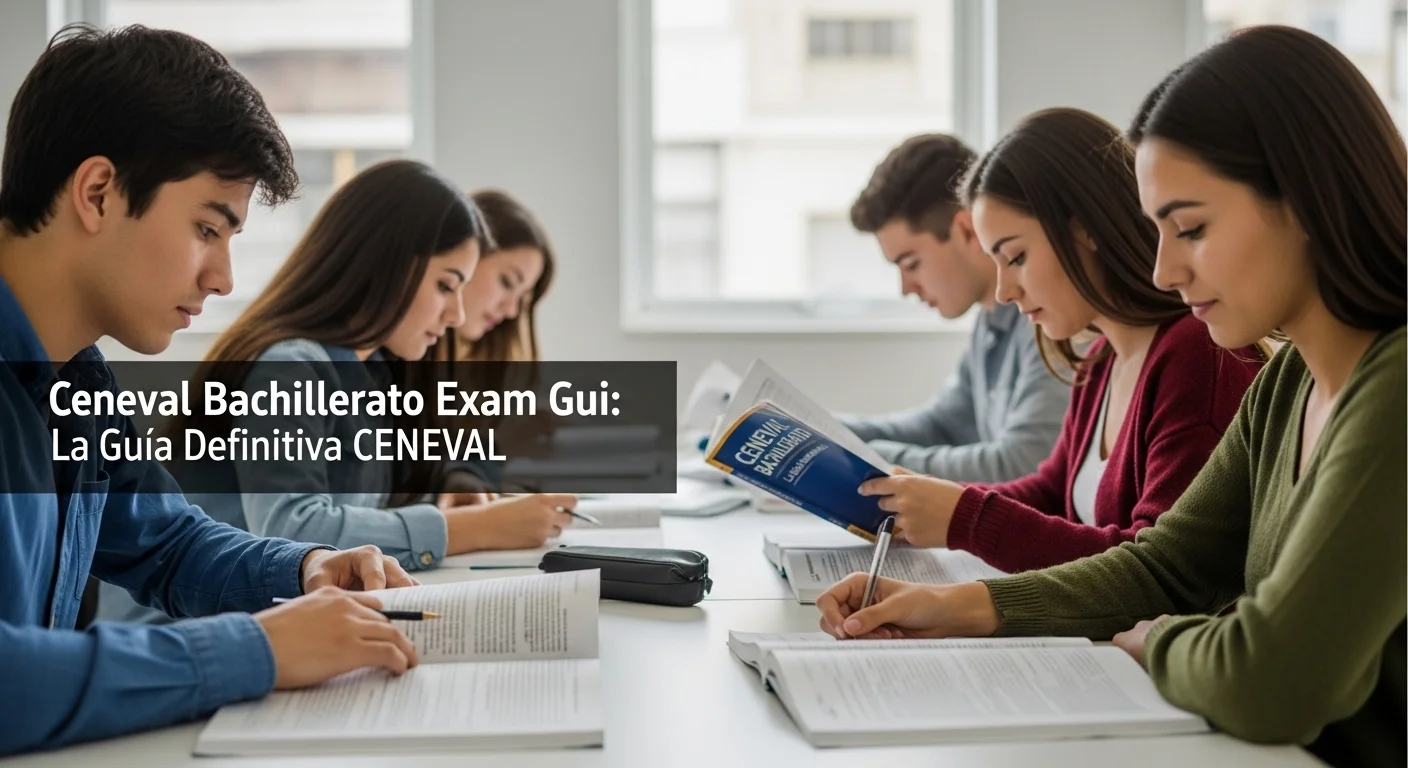 Guías resueltas y materiales de estudio para Ceneval Bachillerato Exam Gui CENEVAL