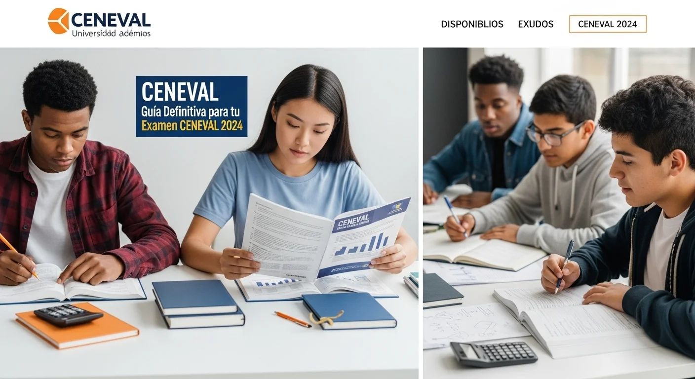 Guías resueltas y materiales de estudio para Ceneval CENEVAL