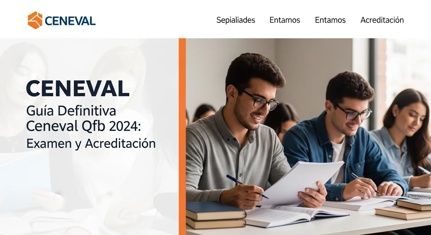 Imagen que muestra estudiantes preparándose para el examen CENEVAL de Ceneval Qfb