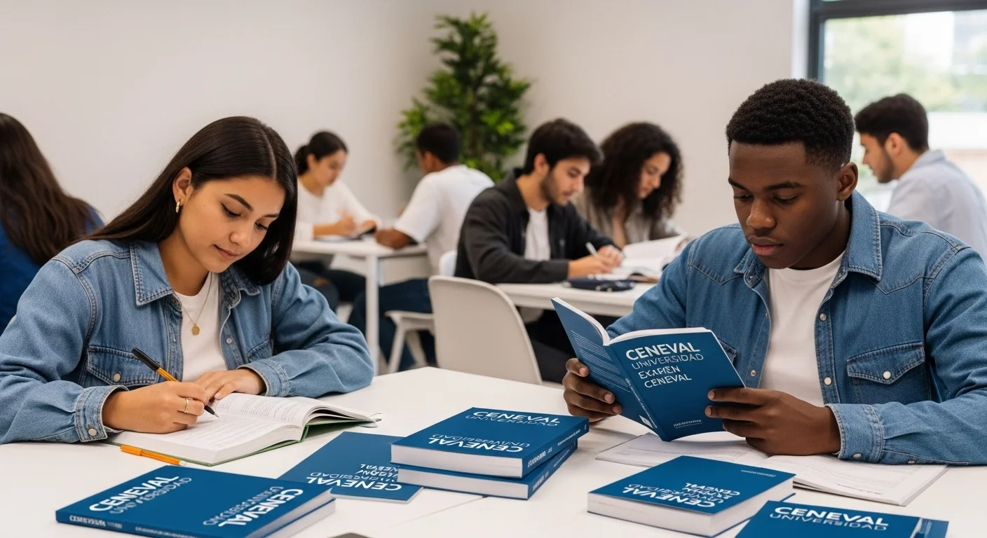 Guías resueltas y materiales de estudio para Ceneval Universidad CENEVAL