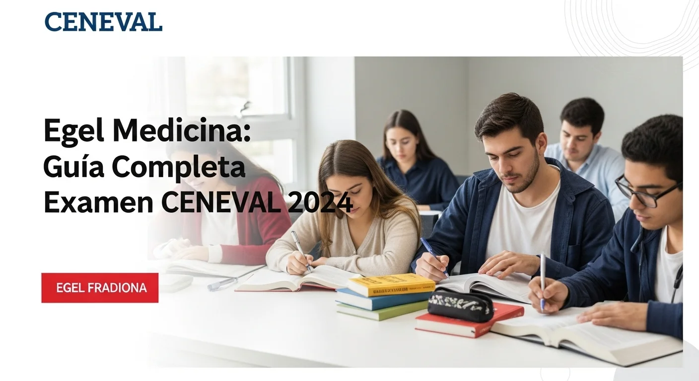 Imagen que muestra estudiantes preparándose para el examen CENEVAL de Egel Medicina