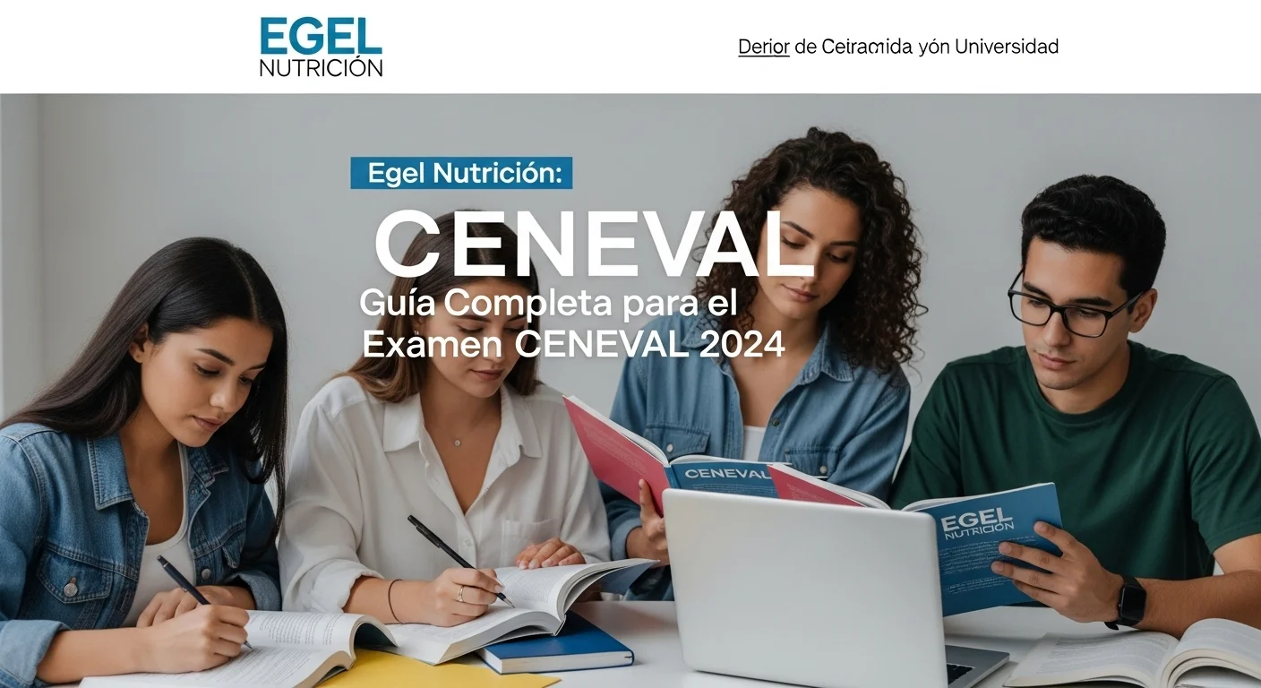 Imagen que muestra estudiantes preparándose para el examen CENEVAL de Egel Nutricion
