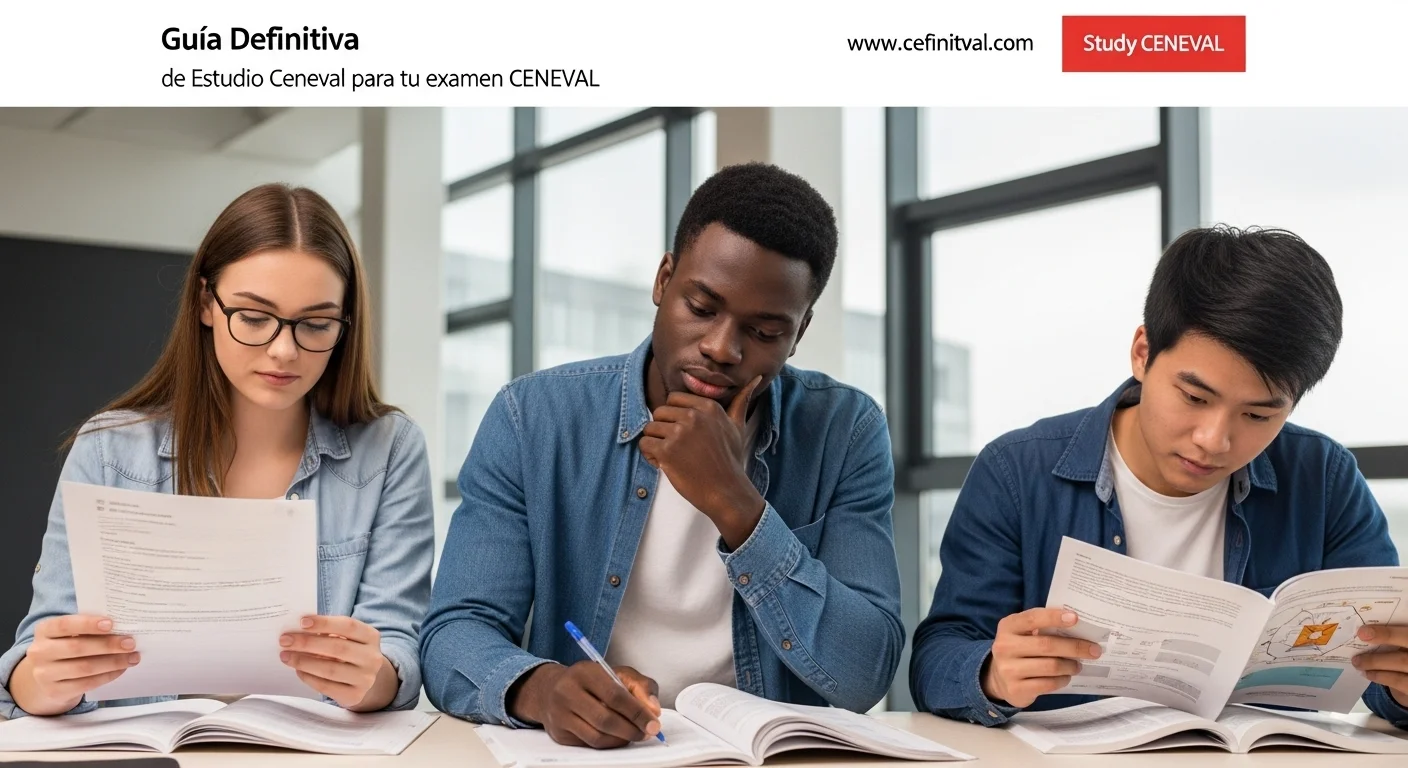 Guías resueltas y materiales de estudio para Estudio Ceneval CENEVAL