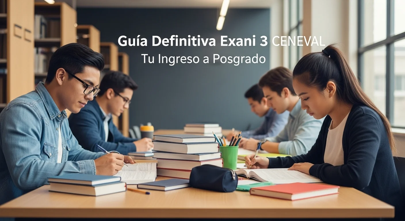 Guías resueltas y materiales de estudio para Exani 3 CENEVAL