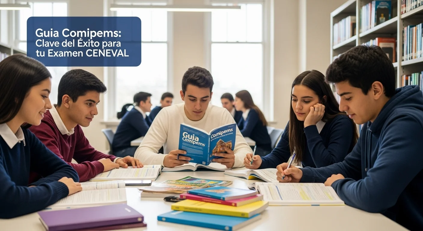 Materiales de estudio, guías resueltas y examenes de prueba para la Guia Comipems CENEVAL.