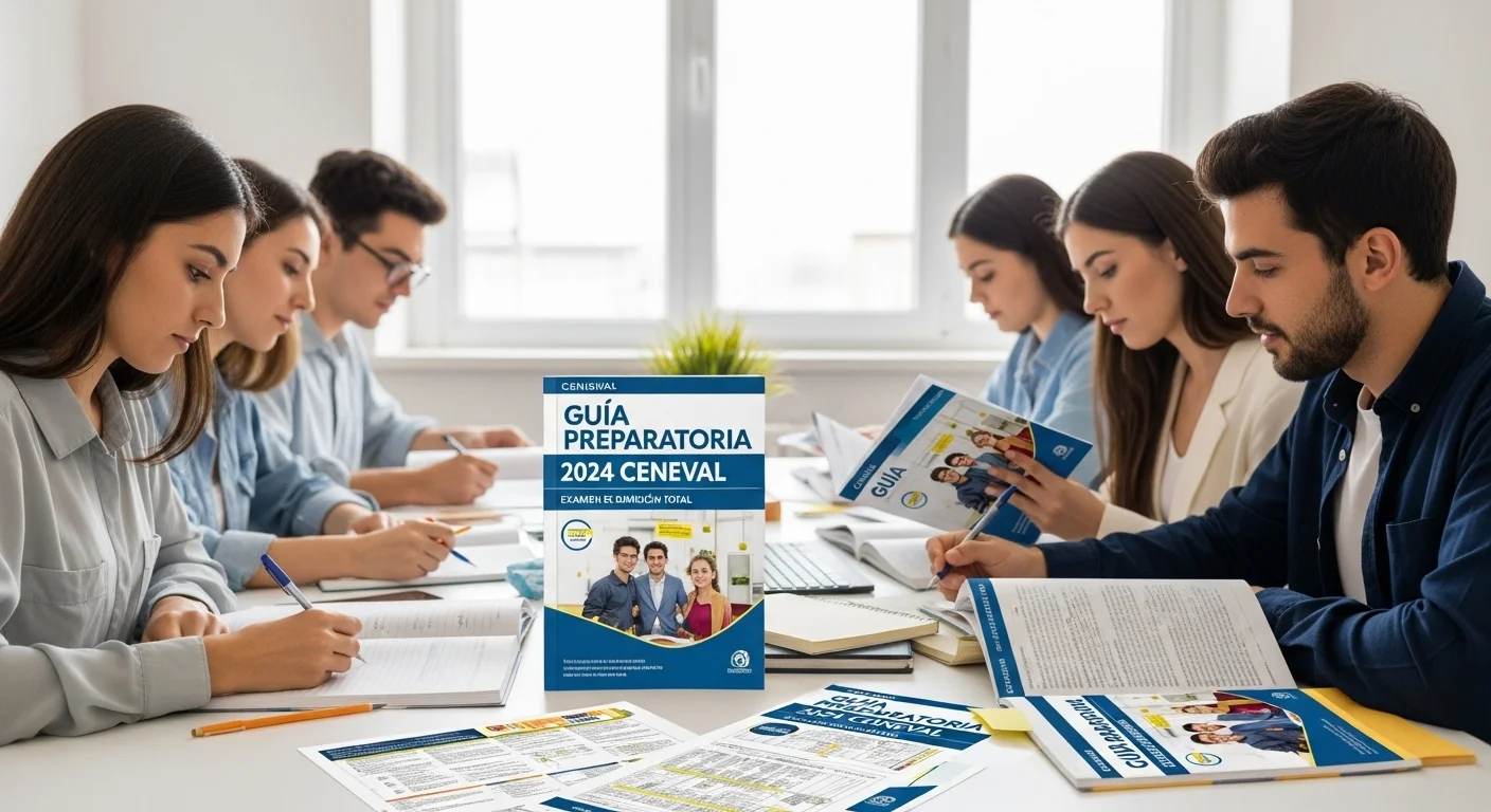 Guías resueltas y materiales de estudio para Guia Preparatoria 2024 CENEVAL