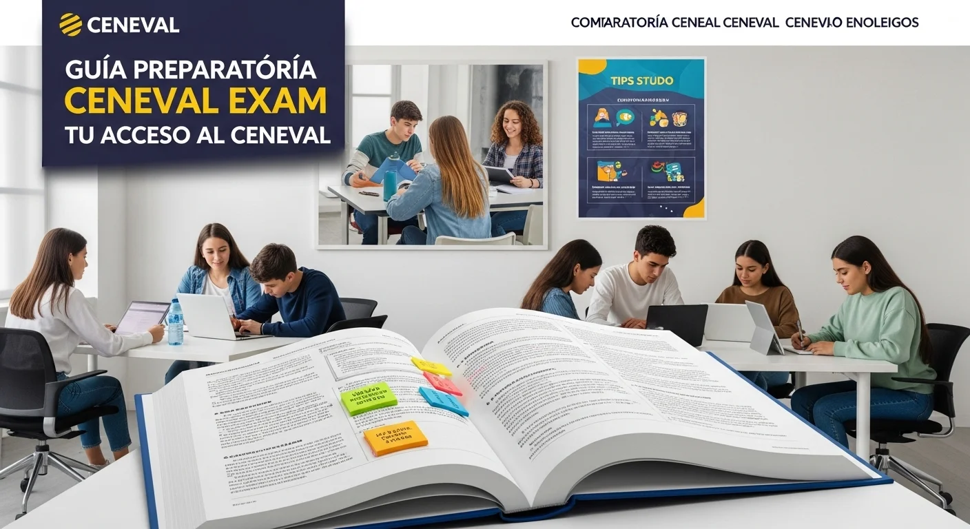 Guías resueltas y materiales de estudio para Guia Preparatoria Ceneval Exam CENEVAL