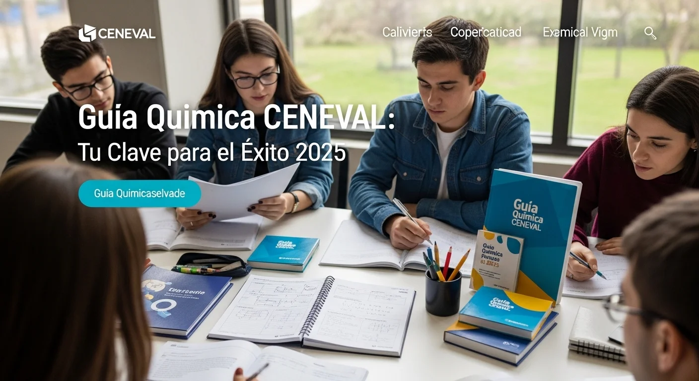 Guías de estudio resueltas y materiales educativos para la Guia Quimica CENEVAL.