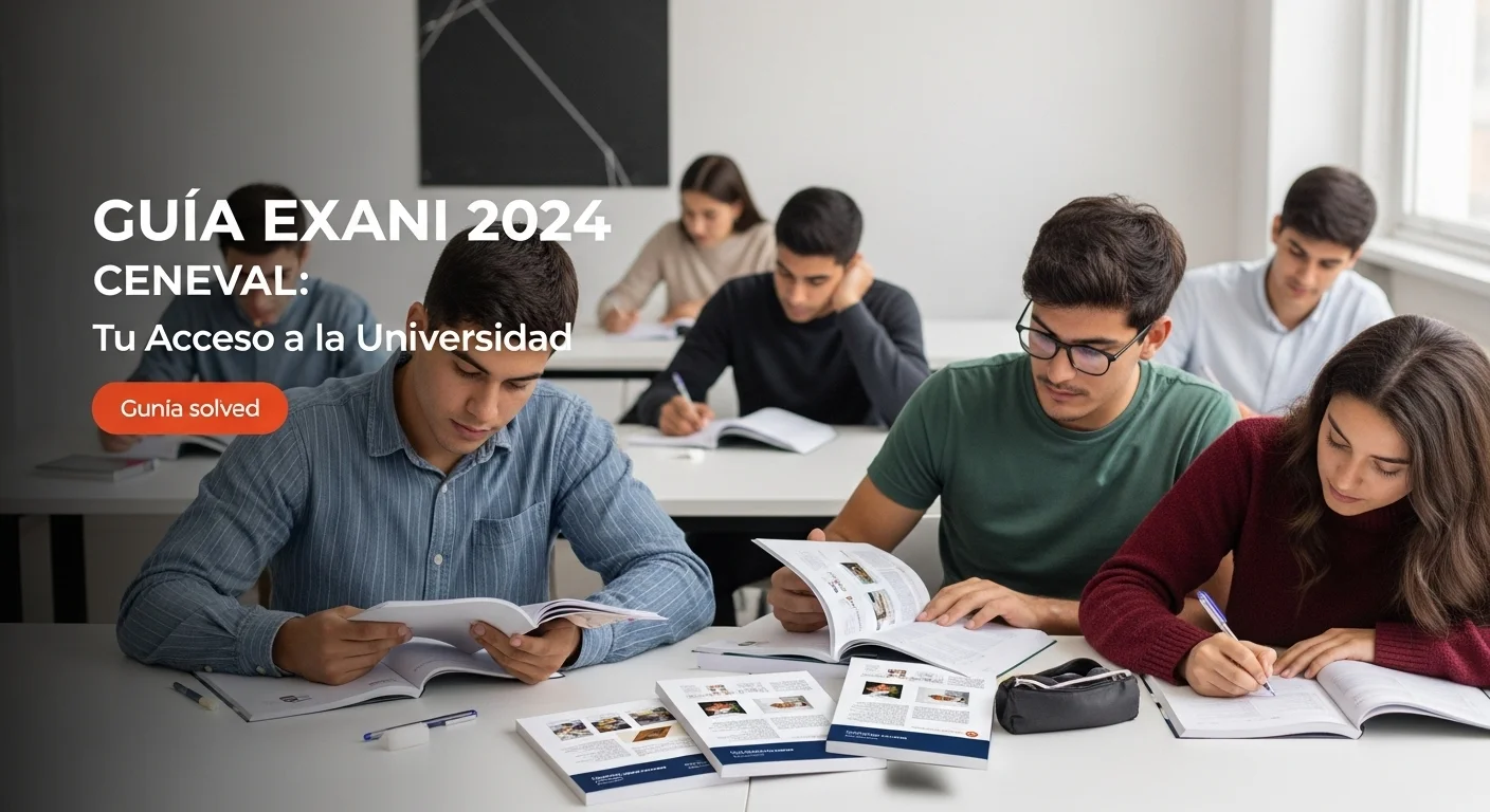 Guías resueltas y materiales de estudio para Guía Exani 2024 CENEVAL