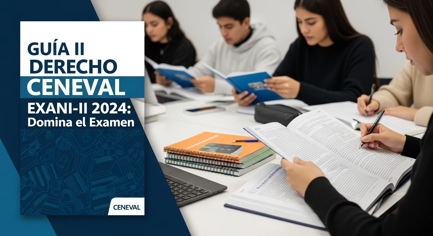 Guías resueltas y materiales de estudio para Ii Derecho CENEVAL
