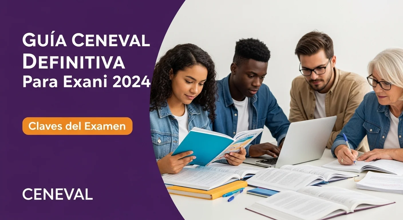 Estudiantes se preparan con guías y tecnología para el examen CENEVAL de Para Exani 2024