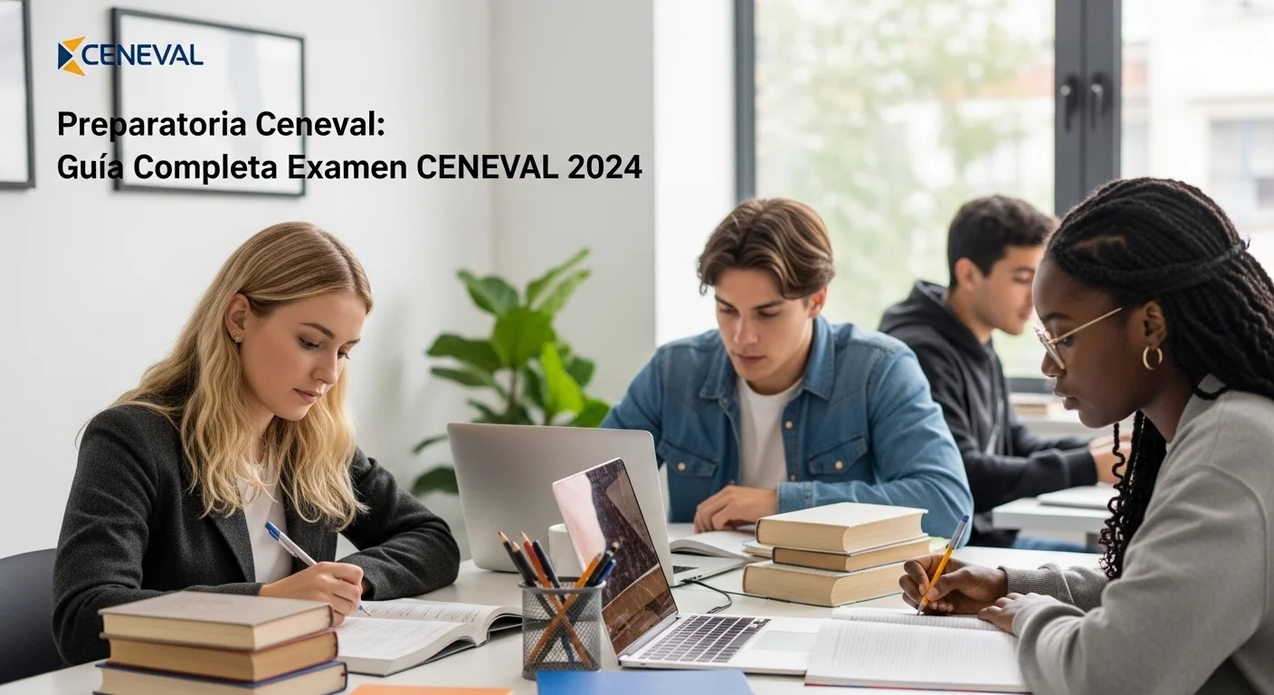 Guías resueltas y materiales de estudio para Preparatoria Ceneval CENEVAL