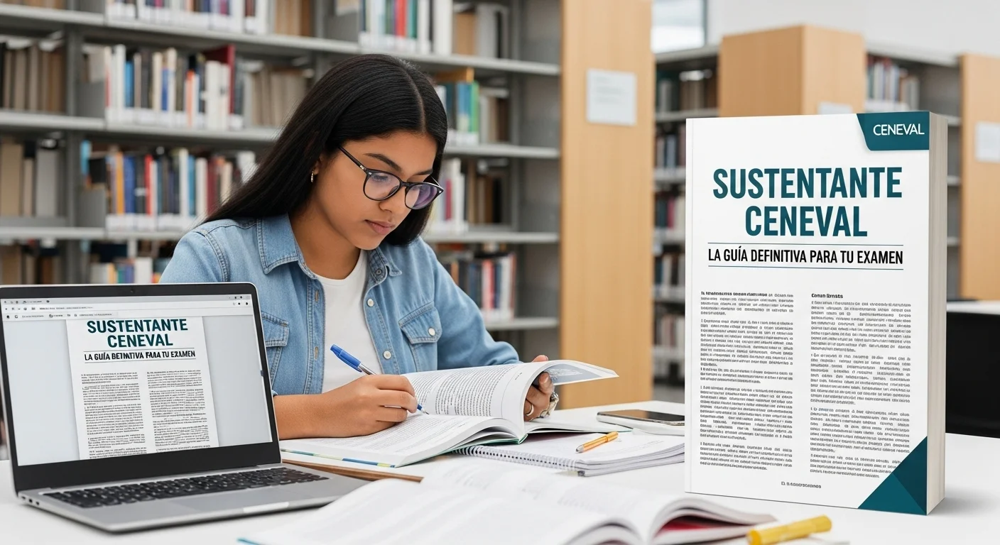 Guías resueltas y materiales de estudio para Sustentante CENEVAL
