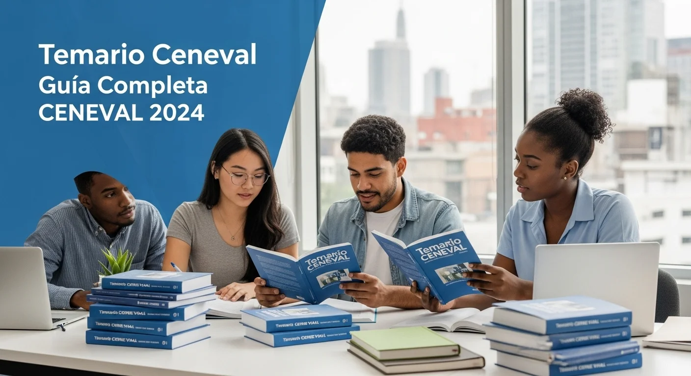 Guías resueltas y materiales de estudio para Temario Ceneval Exani CENEVAL